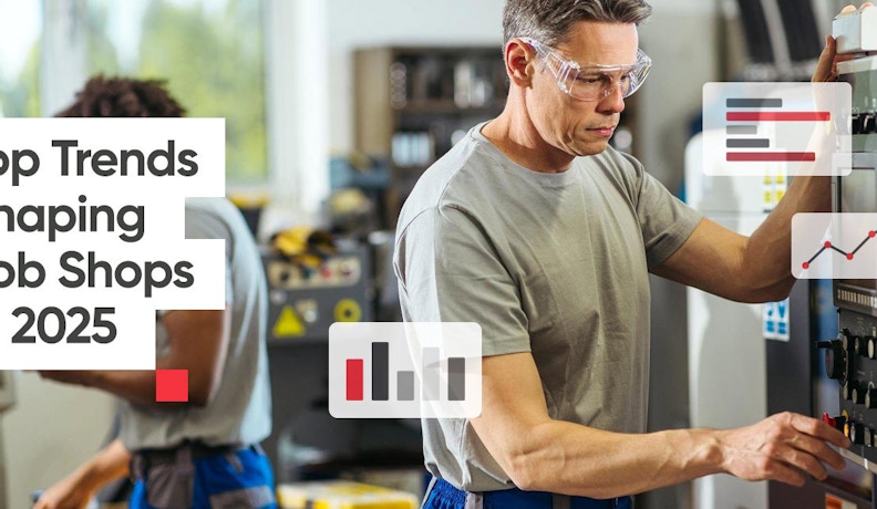 MFG Job Shop Trend Report 2025 Blog Header MFG Job Shop Trend Report 2025 Blog Header
