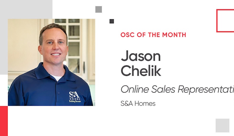 Jason Chelik, Online Sales Consultant for S&A Homes Portrait of Jason Chelik, online sales consultant in the new home sales industry