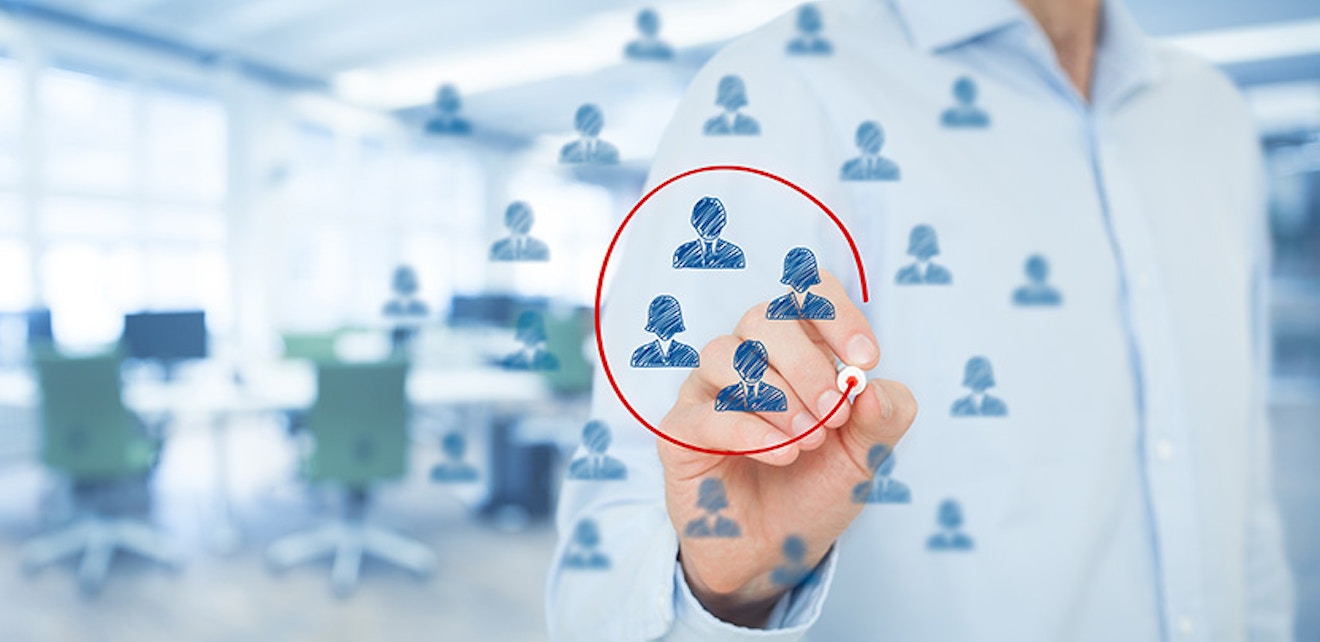 Increase marketing and Sales Efficiency man circling figure on dry erase board