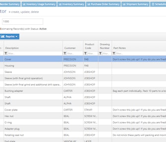 Job Shop Software Features | JobBOSS2 | ECI Software