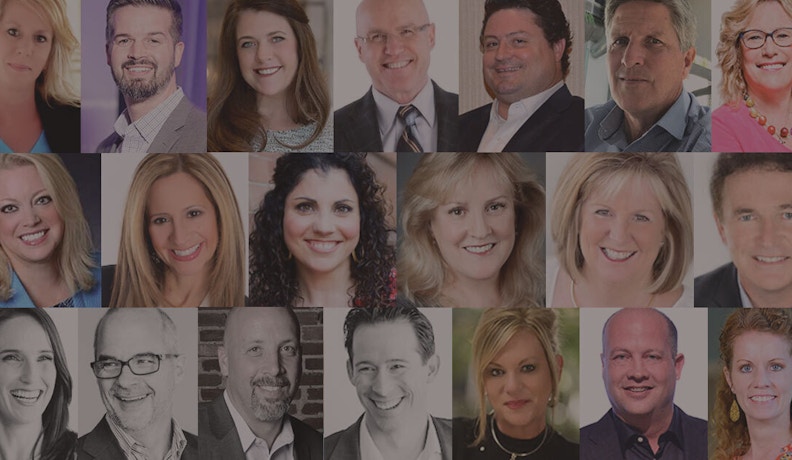 Top Real Estate Experts Share New Home Sales Tips Headshots of real estate professionals featured in an expert roundup sharing top new home sales tips.