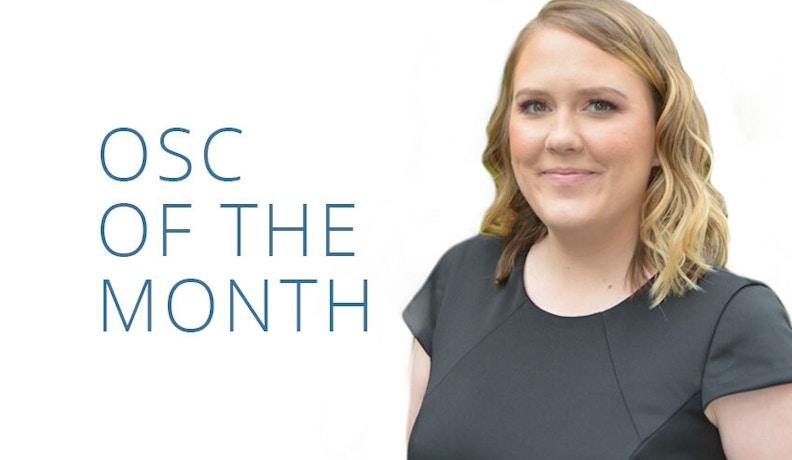 Osc of month 850x500 Sarah Cronk 2 Osc of month 850x500 Sarah Cronk 2