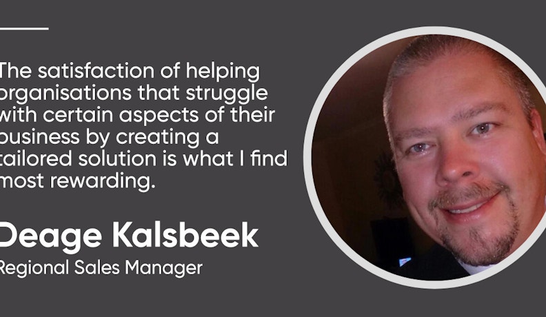 Deage Kalsbeek, Regional Sales Manager at ECI Software Solutions Portrait of Deage Kalsbeek, Regional Sales Manager at ECI Software Solutions