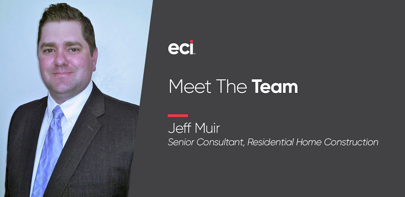 Jeff Muir, Senior Consultant for MarkSystems Construction Software Professional headshot of Jeff Muir, senior consultant for MarkSystems software, specializing in residential home construction.