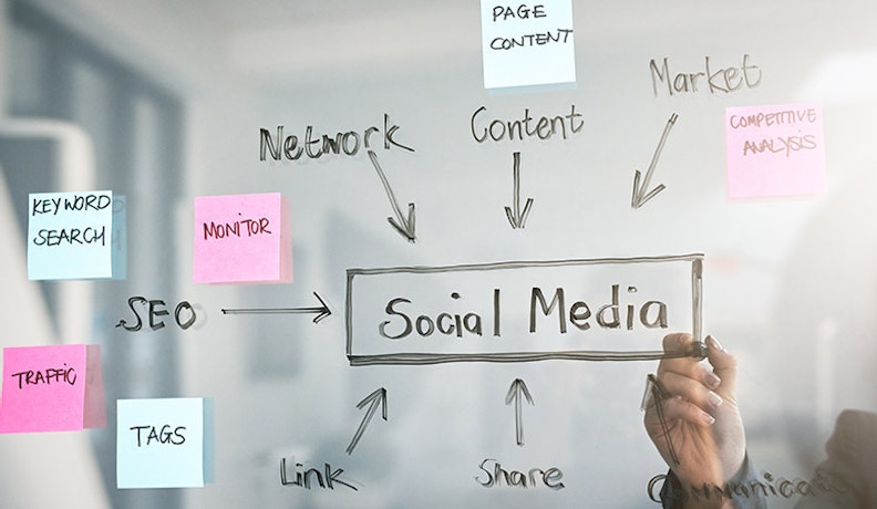 Socialmediabestpractices postimage social media written on dry erase board